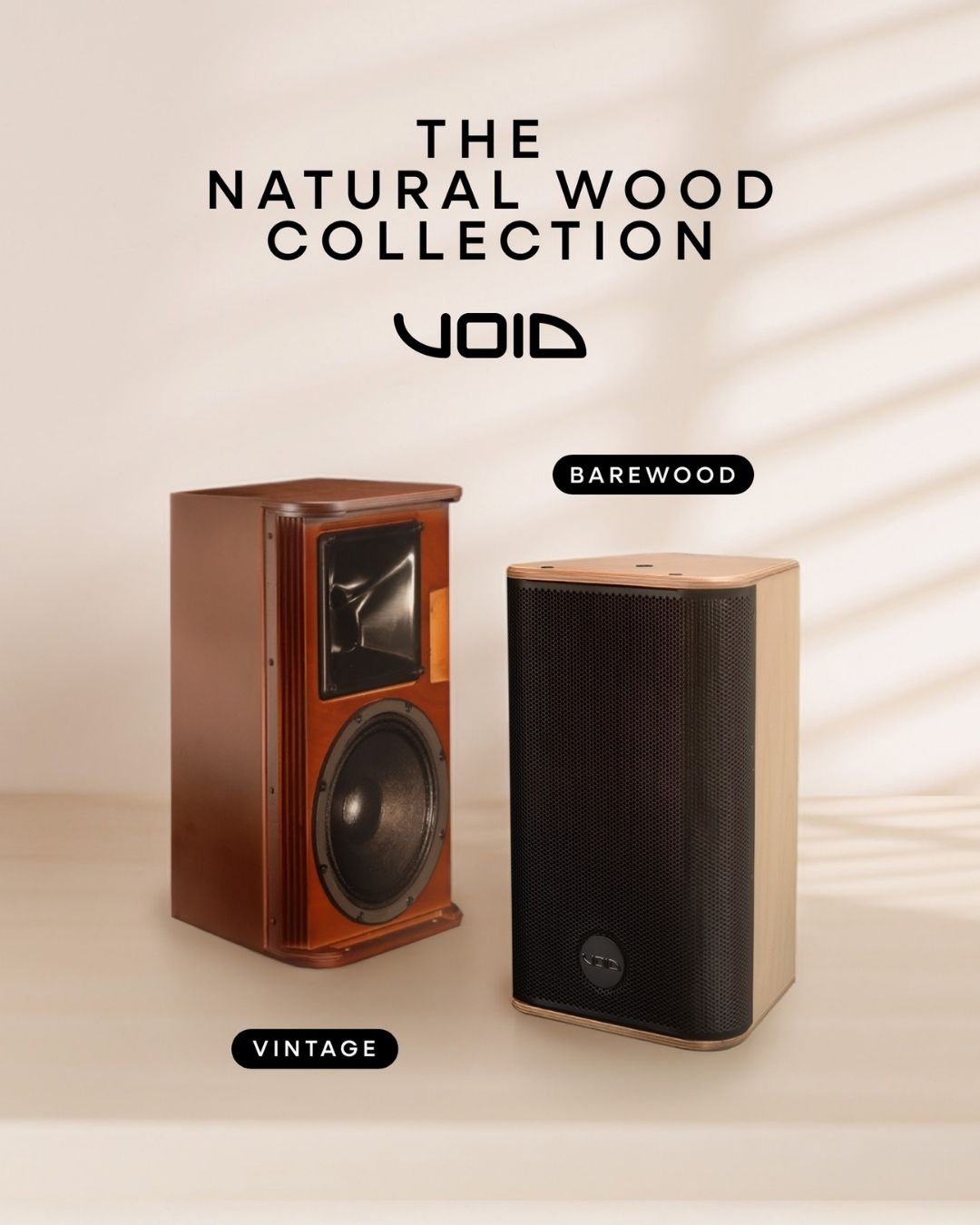 Void Natural Wood - Where Sound Meets Design