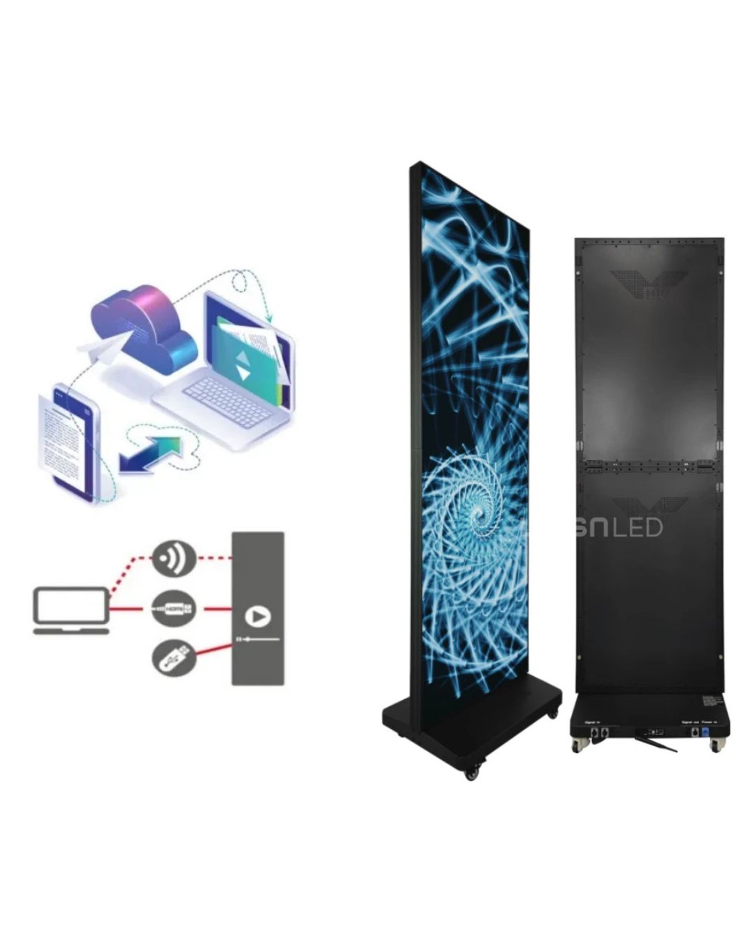 LC60CF - Flexible Next-Gen LED Poster Display